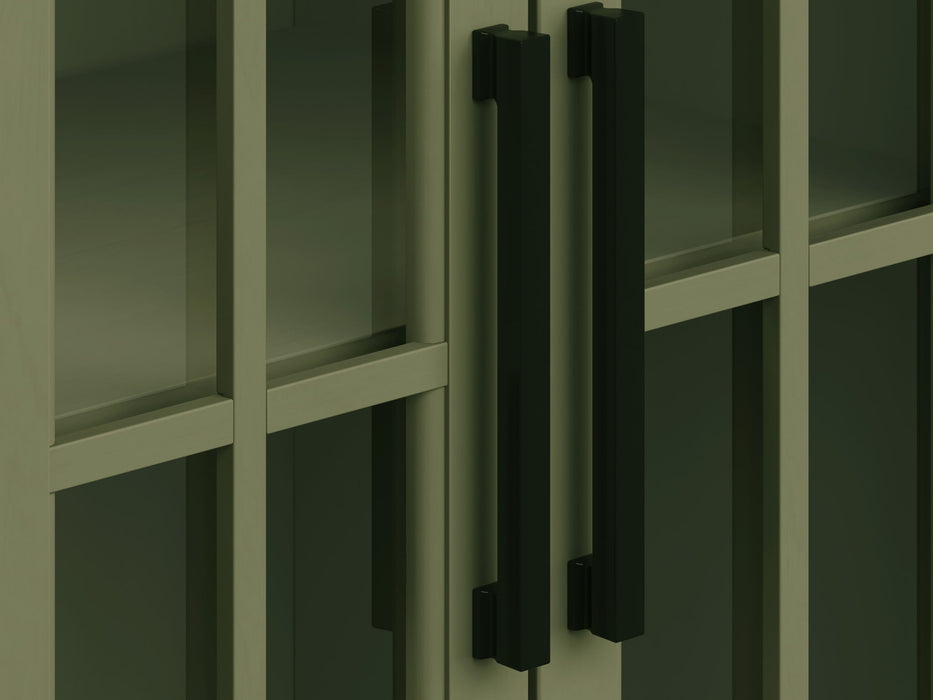 Vineyard - 67" TV Stand - Sage Green / Fruitwood