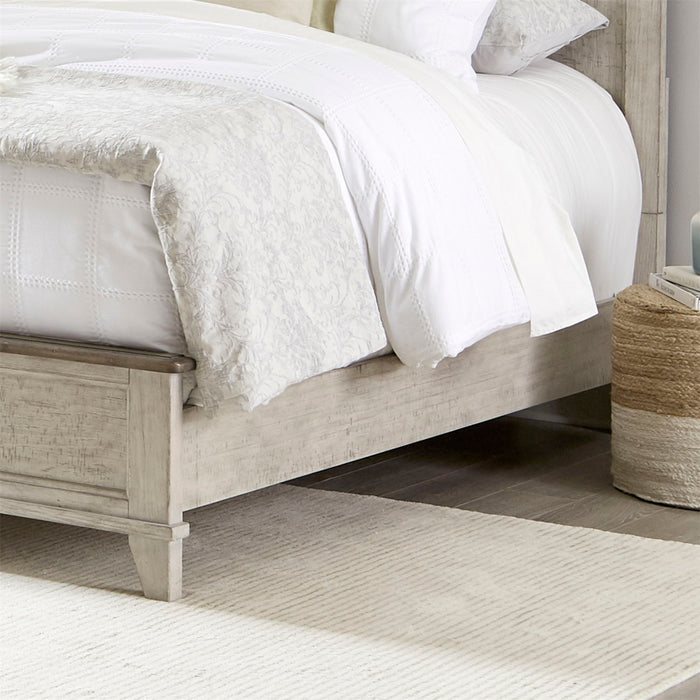 Ivy Hollow - Panel Bed Rails - Weathered Linen / Dusty Taupe