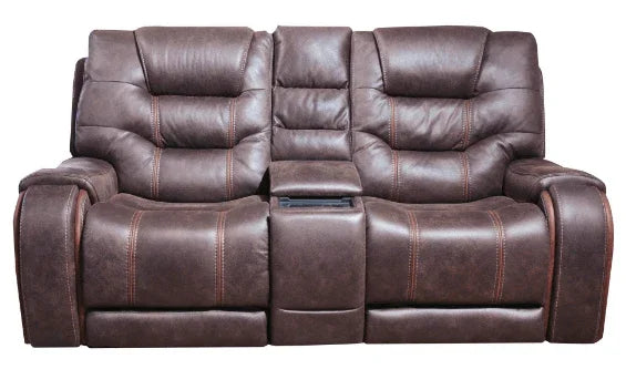 Canyon Walnut Power Reclining Loveseat by Warehouse M