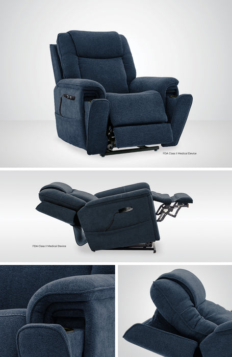 Mega Motion Trento Fabric TRIO MEZZO Power Lift Recliner