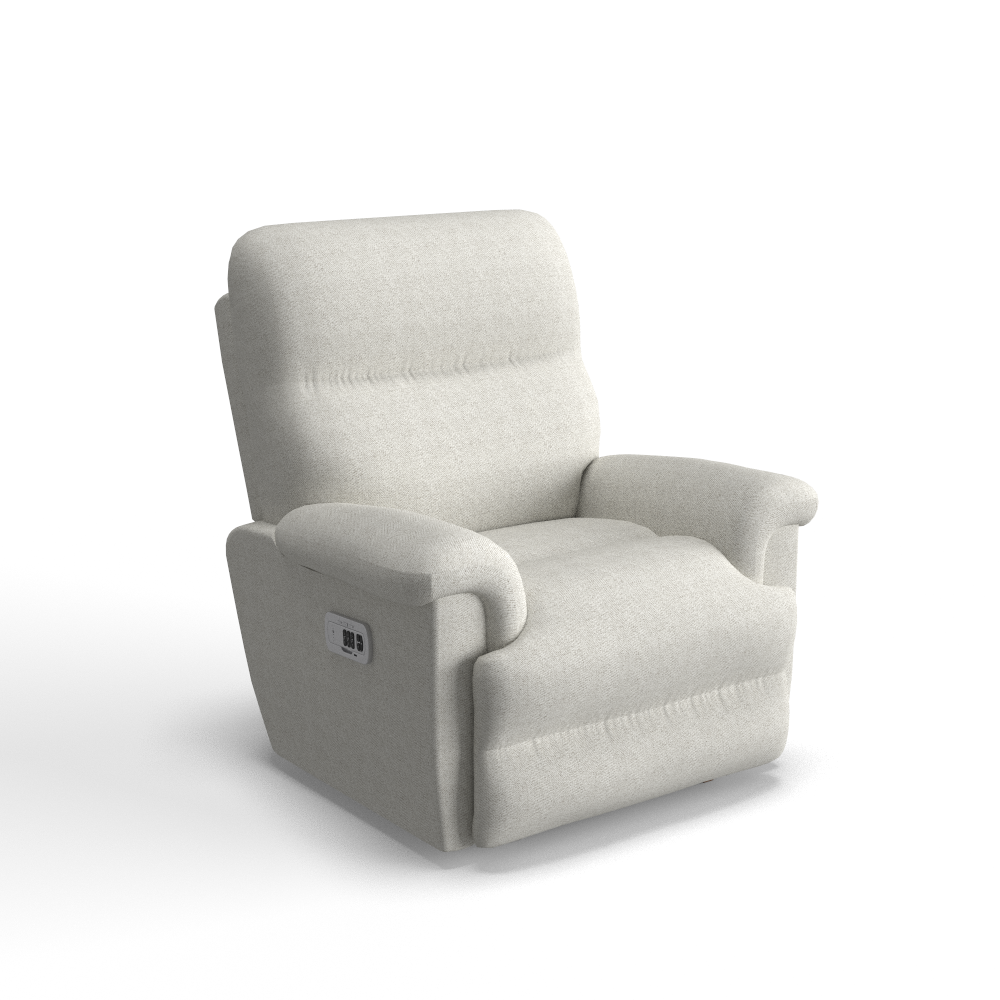 La-Z-Boy Jay 10U706 power rocking recliner with headrest in Bartaloni C175731 Oatmeal