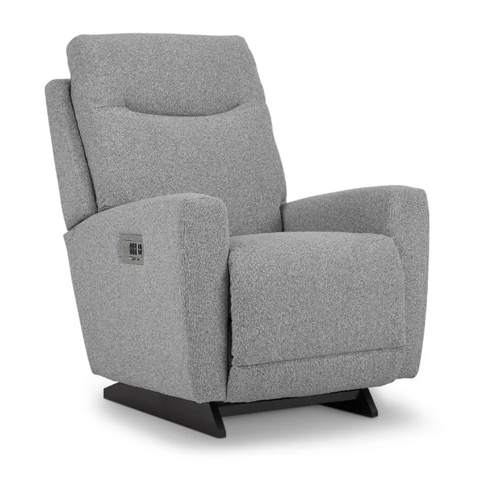Kodie Upholstered Power Rocking Recliner with Power Headrest and Lumbar by La-Z-Boy
