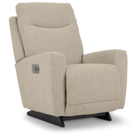 Kodie Upholstered Power Rocking Recliner with Power Headrest and Lumbar by La-Z-Boy