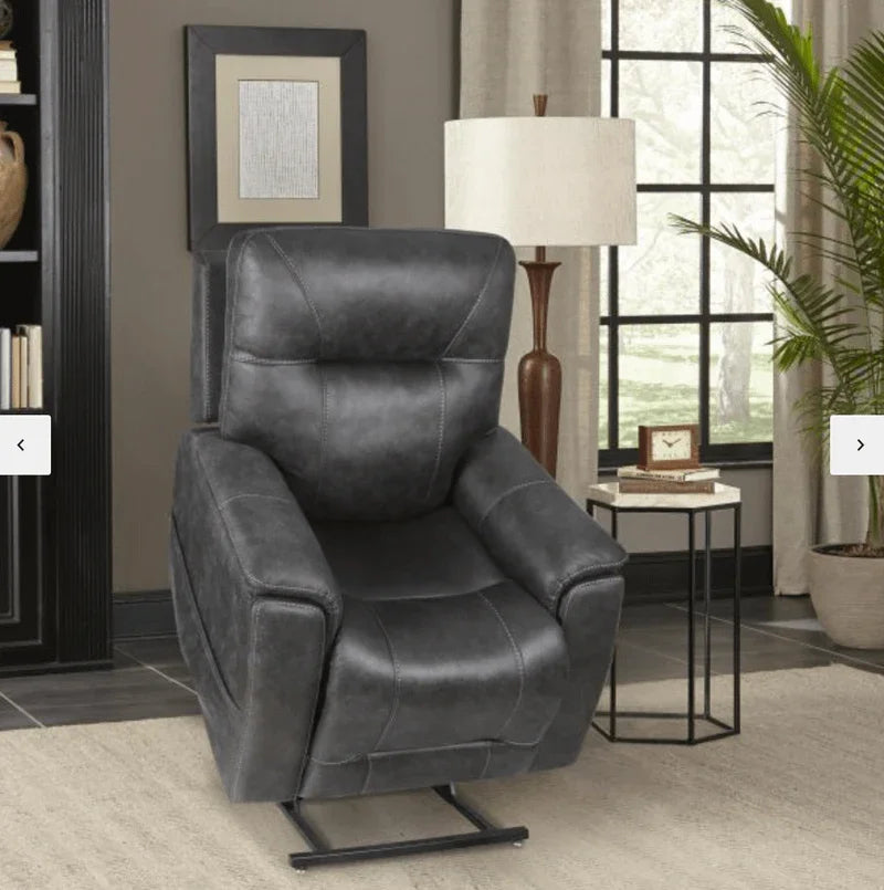 Power Headrest Lift Recliner Chair with Power Lumbar and 3 Zone Heat by Warehouse M