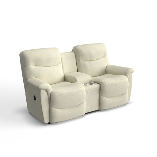 James Reclining Loveseat w/ Console by La-Z-Boy — manufacturer reference image