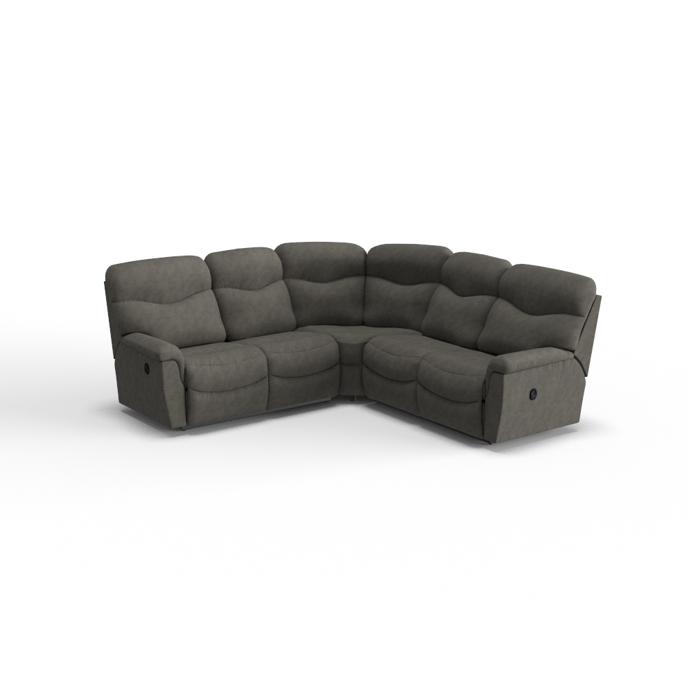James 3-Piece Reclining Corner Sectional by La-Z-Boy — priced configuration