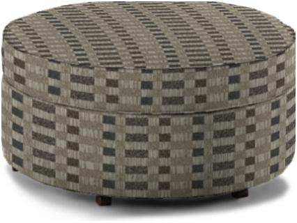 Midtown Round  Storage Ottoman by England Furniture