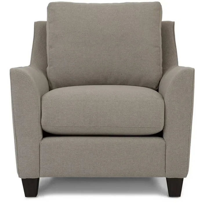 Noah Contemporary Upholstered Chair with Tapered Wood Leg by La-Z-Boy