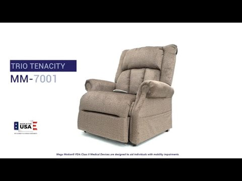 Mega Motion MM-7001 Trio Tenacity XL Heavy-Duty Power Lift Recliner