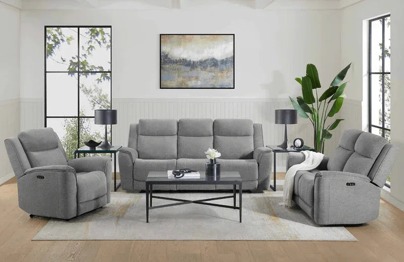 Matteo Mineral Power Headrest Reclining Sofa by Warehouse M