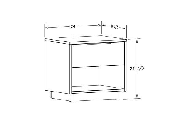 Swanton 1-Drawer Nightstand by 802 Furniture
