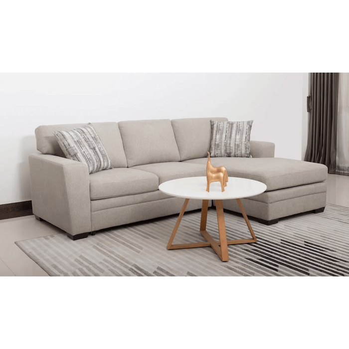 2-Piece Chaise Sectional with Pullout  Loveseat & Storage by Warehouse M