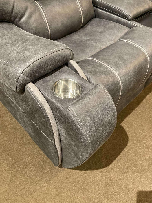 6-Piece Power Reclining Sectional with Storage Console, Arm Cup Holders by Warehouse M