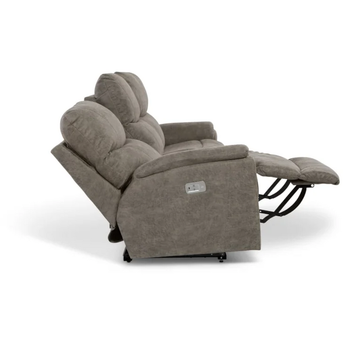 Trouper Power Reclining Sofa w/ Headrest Lumbar by La-Z-Boy