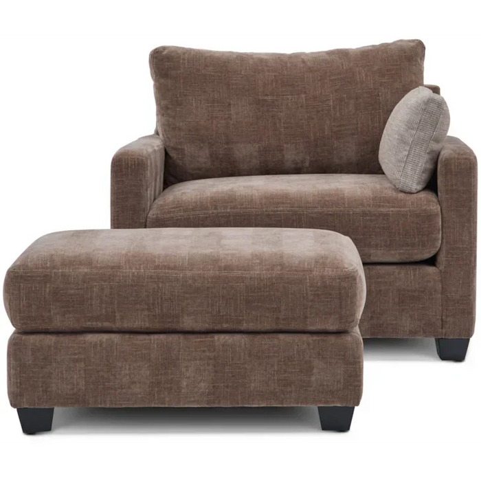 Wilmette Casual Chair and a Half with Accent Pillow by La-Z-Boy