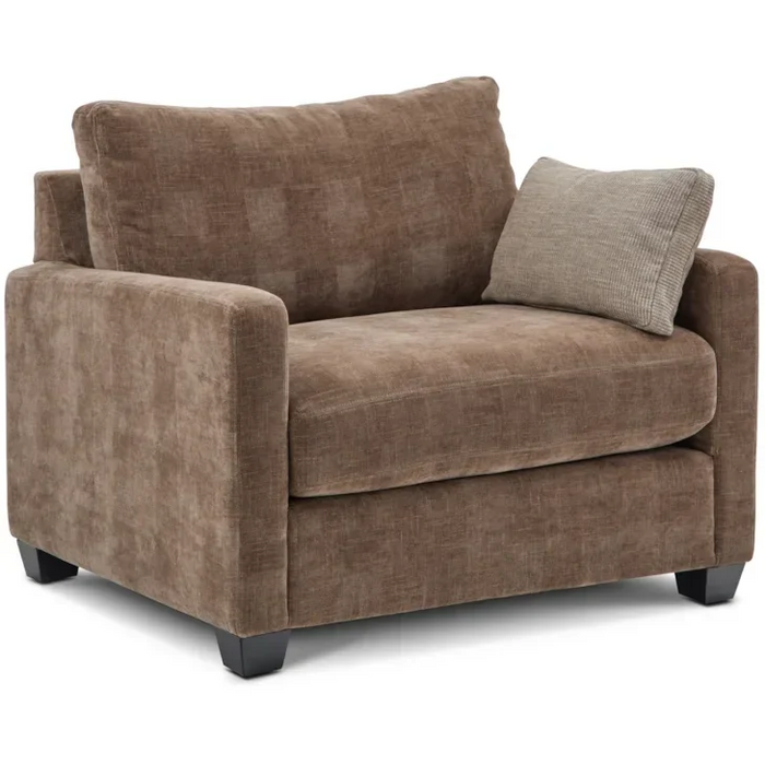 Wilmette Casual Chair and a Half with Accent Pillow by La-Z-Boy
